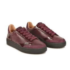 Pataugas BASALT/SV F4H BORDEAUX -Boutique Pop Pataugas 628220 BASKET FEMME BASALT SV F4H BORDEAUX 4