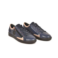 Pataugas JESTER/MIX F4H MARINE/ROSE -Boutique Pop Pataugas 628254 BASKET FEMME JESTER MIX F4H MARINE ROSE 4