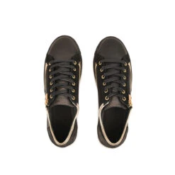 Pataugas JESTER/MIX F4H NOIR/DORÉ 16 Pataugas JESTER/MIX F4H NOIR/DORÉ -Boutique Pop Pataugas 628254 BASKET FEMME JESTER MIX F4H NOIR DORE 6