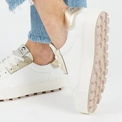 Pataugas ARAN/M F2H BLANC/DORÉ -Boutique Pop Pataugas ARANMF2HBLANCDORE2