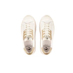 Pataugas ARAN/M F2H BLANC/DORÉ -Boutique Pop Pataugas BASKET FEMME ARAN M F2H BLANC DORE 6