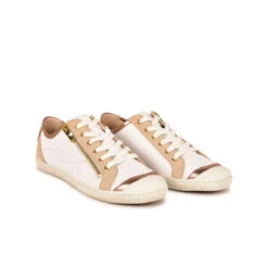 Pataugas BAHIA/SME F2H BLANC/BEIGE 11 Pataugas BAHIA/SME F2H BLANC/BEIGE -Boutique Pop Pataugas BASKET FEMME BAHIA SME F2H BLANC BEIGE 628048 912 4