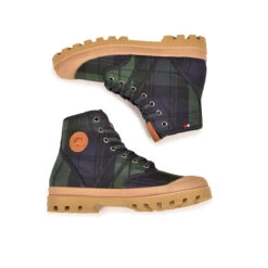 Pataugas AUTHENTIQUE X LE MONT SAINT MICHEL F4G Tartan Marine -Boutique Pop Pataugas BOOTS FEMME AUTHENTIQUE MSM 6