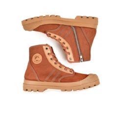 Pataugas AUTHENTIQUE ZIP/SCSH F4I TERRACOTTA -Boutique Pop Pataugas BOOTS FEMME OG ZIP SCSH F4I TERRACOTTA 628502 255 6