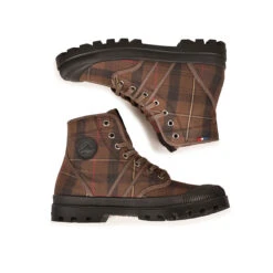 Pataugas AUTHENTIQUE MADE IN FRANCE F4G Tartan Marron 13 Pataugas AUTHENTIQUE MADE IN FRANCE F4G Tartan Marron -Boutique Pop Pataugas BOOTS HOMME AUTHENTIQUE W H4G TARTAN MARRON 6