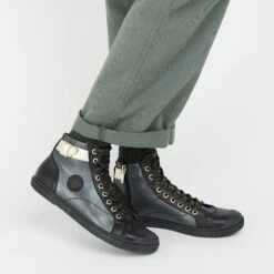 Pataugas BANJOU LATSA/MIX F4H NOIR/DORÉ 12 Pataugas BANJOU LATSA/MIX F4H NOIR/DORÉ -Boutique Pop Pataugas LATSA 628259946 NOIR DORE